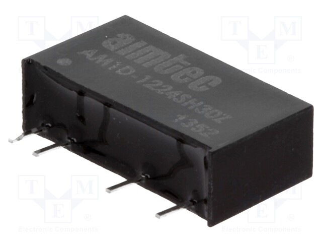 Converter: DC/DC; 1W; Uin: 10.8÷13.2V; 24VDC; Iout: 40mA; SIP7; 2.3g