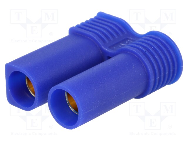 Plug; DC supply; EC5; female; PIN: 2; for cable; soldered; 40A; 500V