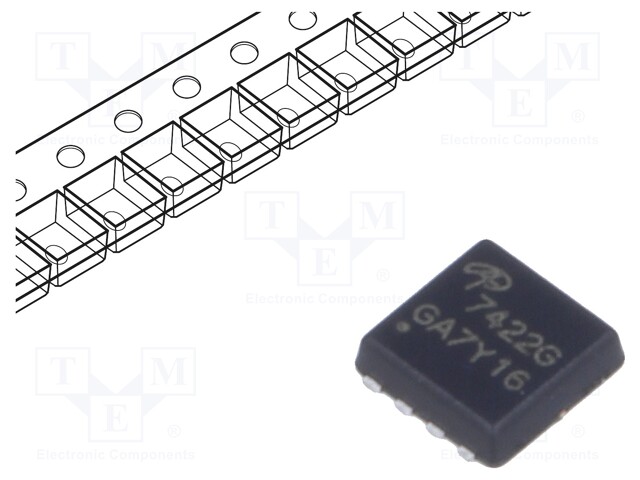 Transistor: N-MOSFET; unipolar; 30V; 32A; 11W; DFN8 3x3mm