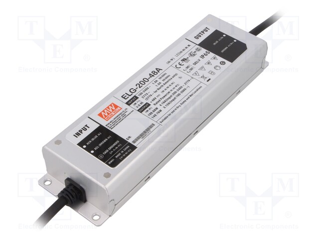 Power supply: switched-mode; LED; 199.68W; 48VDC; 44.8÷51.2VDC