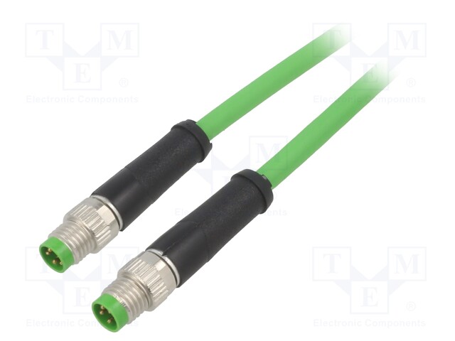 Connection lead; IP67; 50VAC; 60VDC; 4A; 3m; Series: 7000; PIN: 4