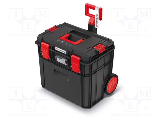 Toolbox; 546x380x510mm; polymer; X BLOCK PRO; IP55; on wheels