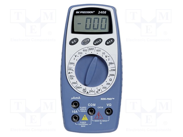 Digital multimeter; LCD 3,5 digit (1999); VDC: 600V; VAC: 600V