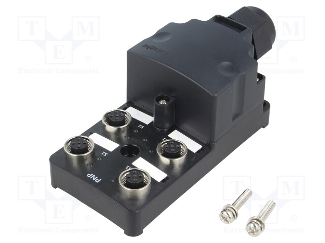 Distribution box; M12; PIN: 5; socket; 7A; with LED indicators