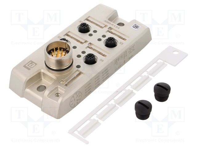 Distribution box; M12; PIN: 5; socket; 4A; -40÷80°C; IP65/IP67; IN: 4