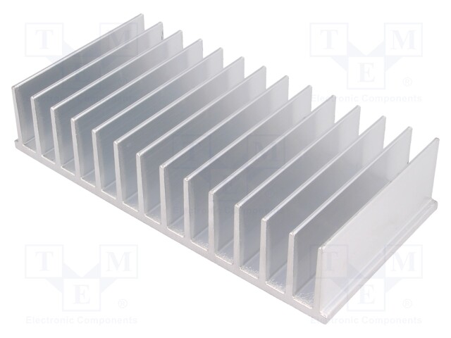 Heatsink: extruded; grilled; L: 80mm; W: 165mm; H: 35mm; aluminium