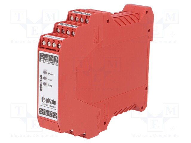 Module: safety relay; Series: CS; Mounting: DIN; -25÷55°C; 24VDC