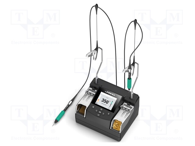 Soldering station; digital,with push-buttons; 90÷450°C; Plug: EU