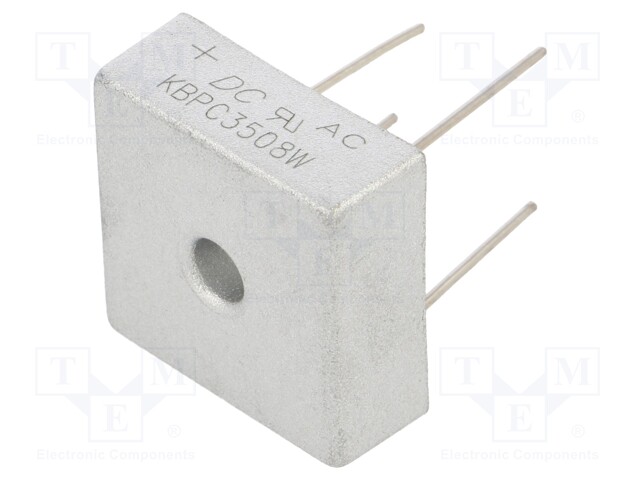 Bridge rectifier: single-phase; Urmax: 800V; If: 35A; Ifsm: 400A