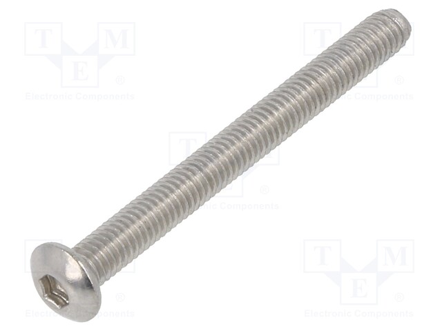 Screw; M2,5x10; DIN: 912; Head: cheese head; imbus; HEX 2mm