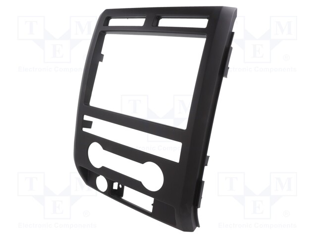 Radio mounting frame; Ford; 2 DIN; matt black