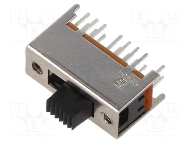 Switch: slide; 4P3T; ON-ON-ON; THT; Leads: for PCB,straight