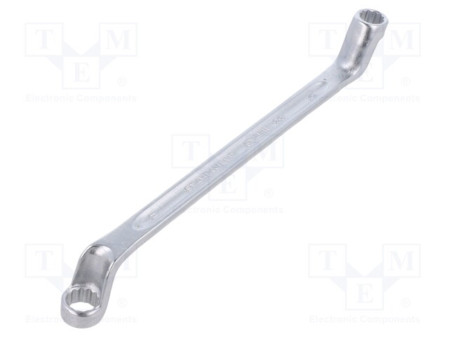 Wrench; box; 10mm,11mm; chromium plated steel; L: 200mm; offset