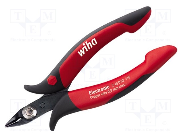 Pliers; side,cutting; Pliers len: 118mm; Cut: without chamfer