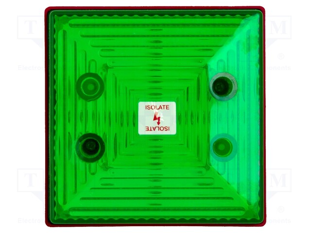 Signaller: lighting; flashing light; green; Series: FD40; 24VDC