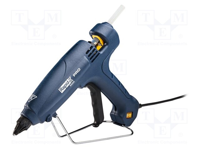 Hot melt glue gun; Ø: 11mm; 120W; max.195°C; Plug: EU; 3min; 230VAC