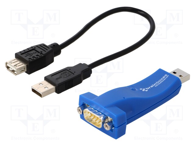 Industrial module: converter; RS232/USB; Number of ports: 1; IP30