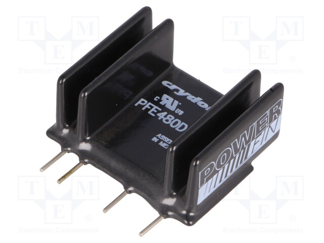 Relay: solid state; Ucntrl: 15÷32VDC; 25A; 48÷660VAC; THT; SIP