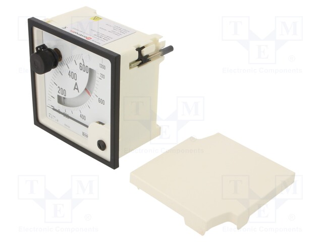 Meter: panel; analogue; 0/600÷1200A,0/600÷720A; Iin: 5/6/10A; IP52