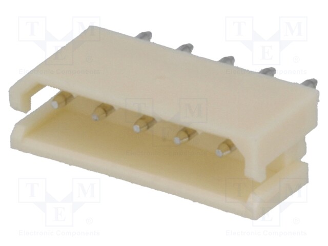 Socket; wire-board; male; A2506; 2.5mm; PIN: 5; THT; 250V; 3A; tinned