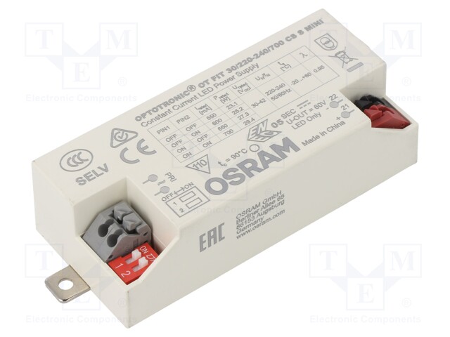 Power supply: switched-mode; LED