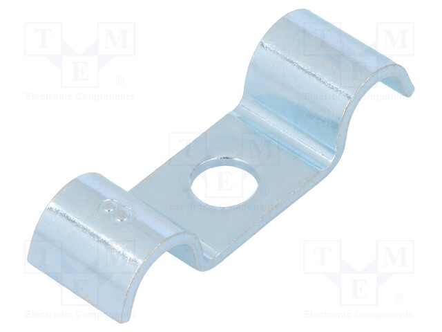 Screw mounted clamp; ØBundle : 8mm; Ømount.hole: 6mm; W: 12mm