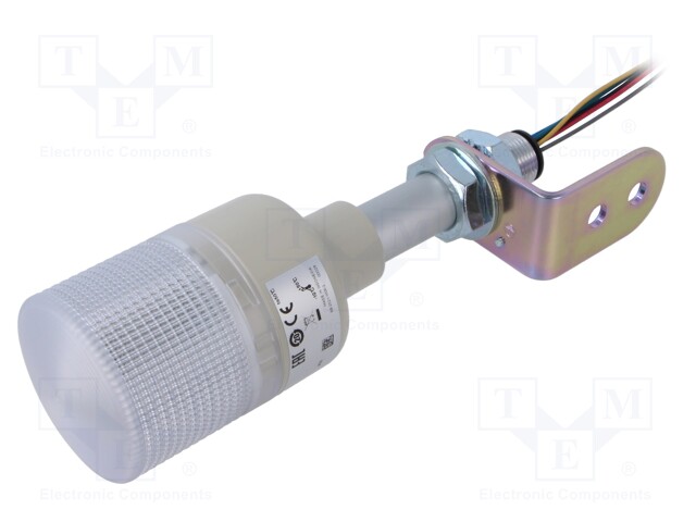 Signaller: signalling column; LED; red; 24VDC; 24VAC; IP23; 60mm