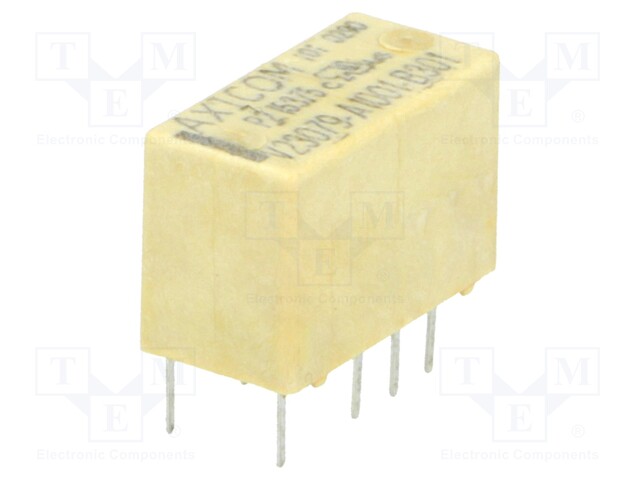 Relay: electromagnetic; DPDT; Ucoil: 5VDC; 0.5A/125VAC; 2A/30VDC