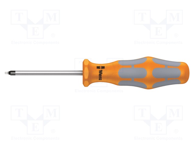 Screwdriver; square; #0; Blade length: 60mm; Overall len: 141mm