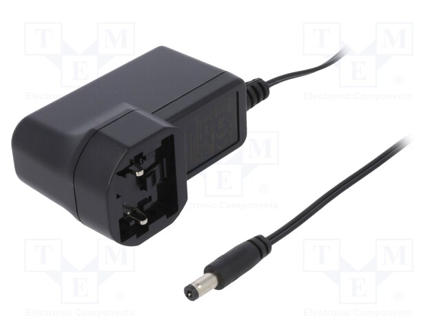 Power supply: switched-mode; 15VDC; 0.4A; Out: 5,5/2,1; 6W; 79%
