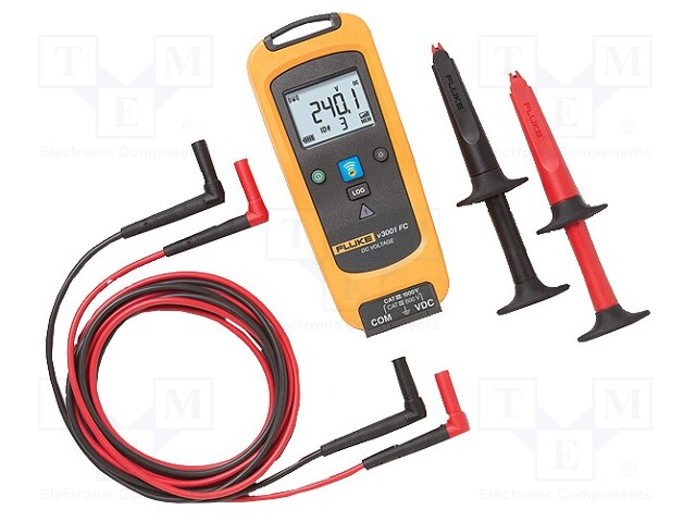 Voltmeter; LCD 3,5 digit; VDC: 600m/6/60/600/1000V; IP42