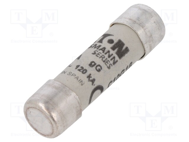 Fuse: fuse; gG; 16A; 500VAC; ceramic,cylindrical,industrial