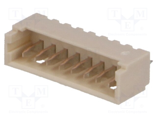 Socket; wire-board; male; PicoBlade; 1.25mm; PIN: 8; THT; 1A; tinned