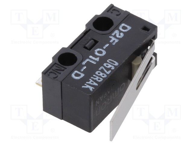 Microswitch SNAP ACTION; with lever; SPDT; 1A/125VAC; 0.1A/30VDC