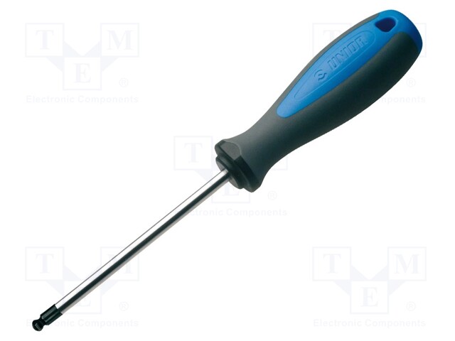 Screwdriver; hex key,spherical; HEX 3mm; 620TBI