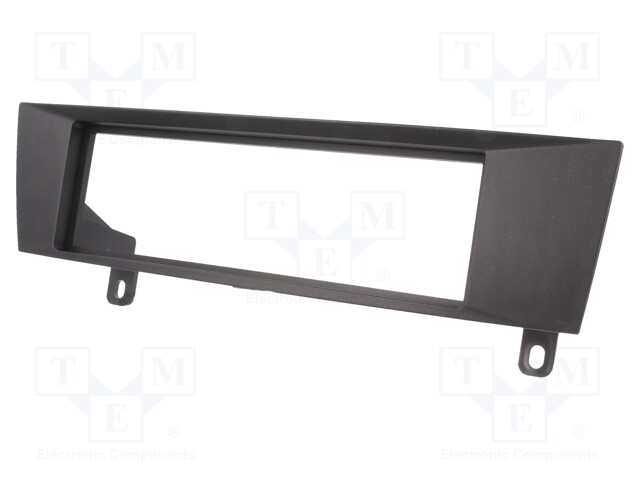 Radio mounting frame; BMW; 1 DIN; black