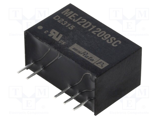 Converter: DC/DC; 2W; Uin: 10.8÷13.2V; Uout: 9VDC; Uout2: -9VDC; SIP