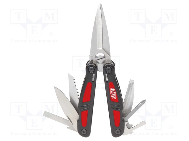 Multifunction tool; Kit: case,cutters,knife,file,screwdriver