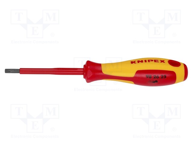 Screwdriver; insulated; Torx®; TX25; Blade length: 80mm; 1kVAC