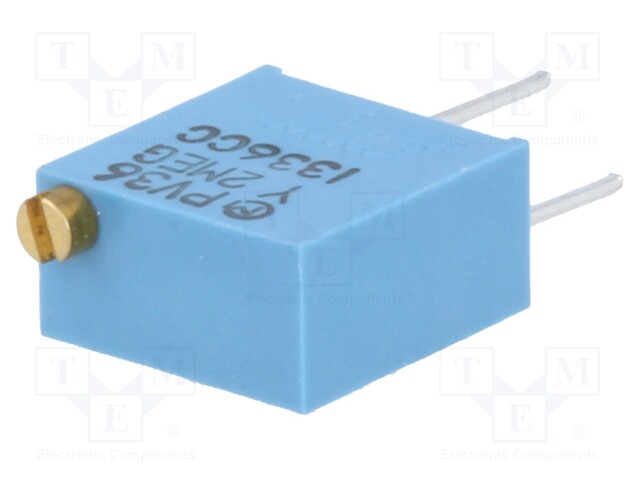 Potentiometer: mounting; vertical; 2MΩ; 500mW; THT; ±10%; linear