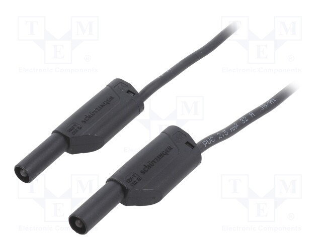 Test lead; 32A; 4mm banana plug-4mm banana plug; Urated: 1kV