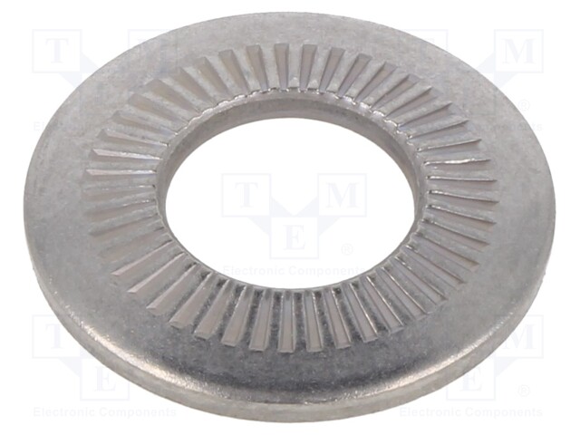 Washer; internally serrated; M12; D=27mm; h=3.1mm; BN 85460