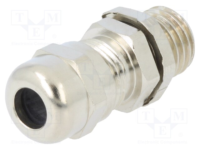 Cable gland; with earthing; M12; IP68; Mat: brass