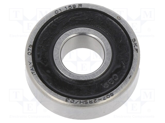 Bearing: single row deep groove ball; Øint: 7mm; Øout: 19mm; W: 6mm