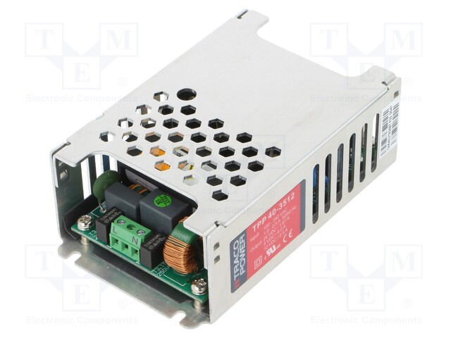 Power supply: switched-mode; modular; 40W; 24VDC; 5VDC; 12VDC; 4A