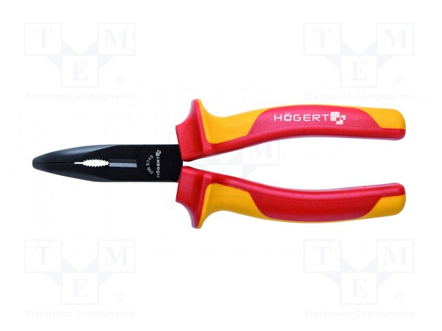 Pliers; insulated,universal,elongated; 200mm; 1kVAC