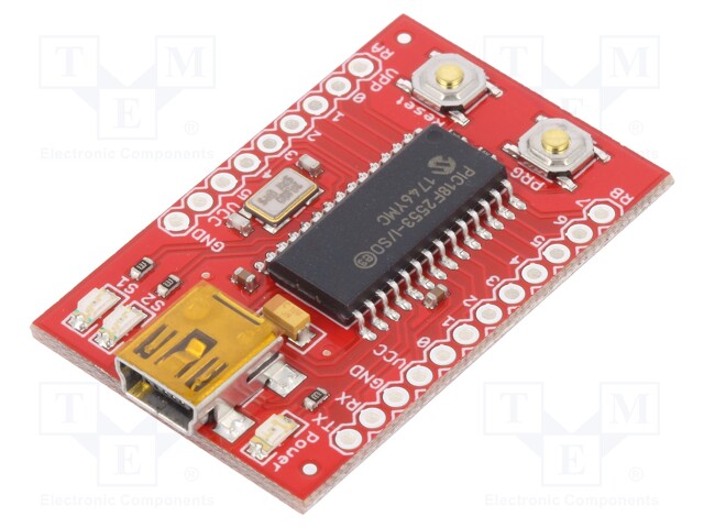 Controller; PIC18F2553; 5VDC; No.of in./out: 16; I2C,SPI,USB