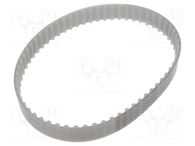 Timing belt; T10; W: 25mm; H: 4.5mm; Lw: 610mm; Tooth height: 2.5mm