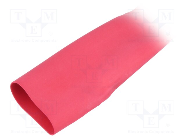 Heat shrink sleeve; thin walled,flexible; 2: 1; 12.7mm; red