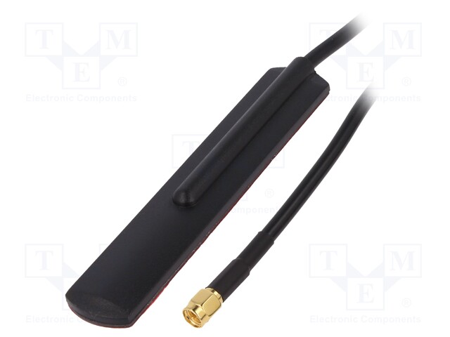 Antenna; GSM; 2dBi; linear; Mounting: for ribbon cable; 50Ω; Len: 3m